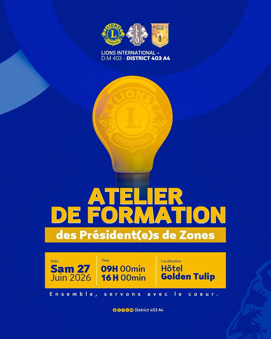Atelier de Formation des President(e)s de Zones